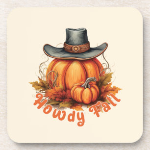 Howdy Fall – Rustic Autumn Vibes Coaster