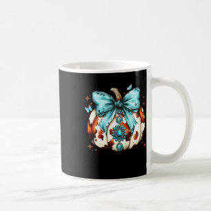 Howdy Fall Western Coquette Bow Pumpkin Halloween  Coffee Mug