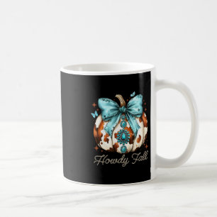 Howdy Fall Western Pumpkin Season Autumn Leaves Th Coffee Mug
