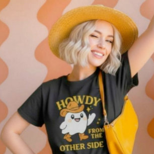 Howdy from the other side Ghost Halloween Shirt