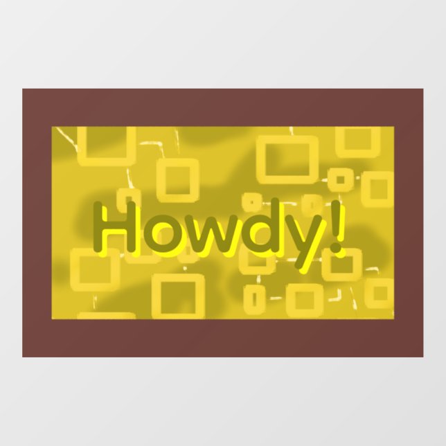 Howdy Geometric  (Sheet)