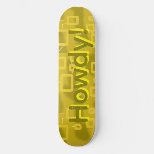 Howdy Geometric Skateboard