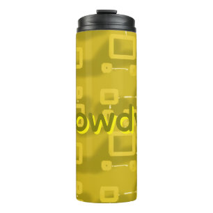Howdy Geometric  Thermal Tumbler