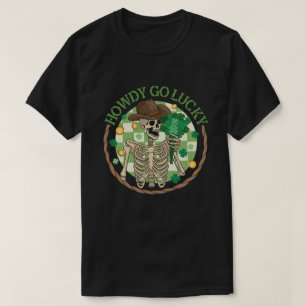 Howdy Go Lucky Western Skeleton T-Shirt