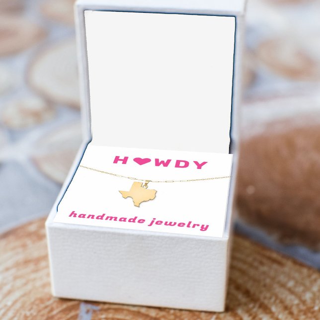 HOWDY Handmade Jewellery Display Card Stamp (Creator Uploaded)