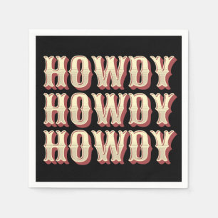 Howdy Howdy Howdy Napkin
