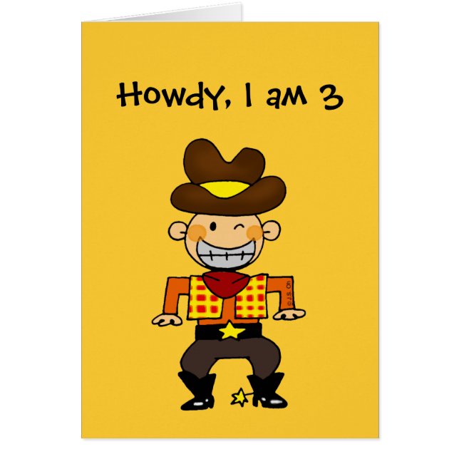 Howdy, I am 3 (Front)