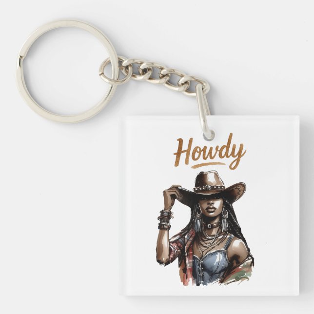 Howdy Key Ring (Front)