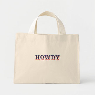 Howdy Mini Tote Bag