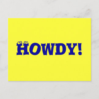 Howdy! Postcard