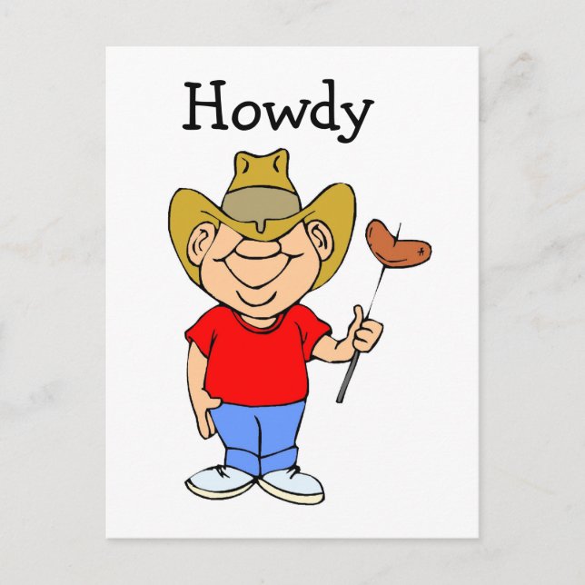 Howdy - Postcard (Front)