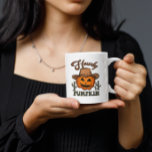 Howdy Pumpkin Coffee Mug<br><div class="desc">Howdy pumpkin with a cowboy hat and cactus in the background. A western-inspired Howdy pumpkin. It's the perfect gift for someone who loves cowboys and Halloween. A Halloween Gift for Women</div>