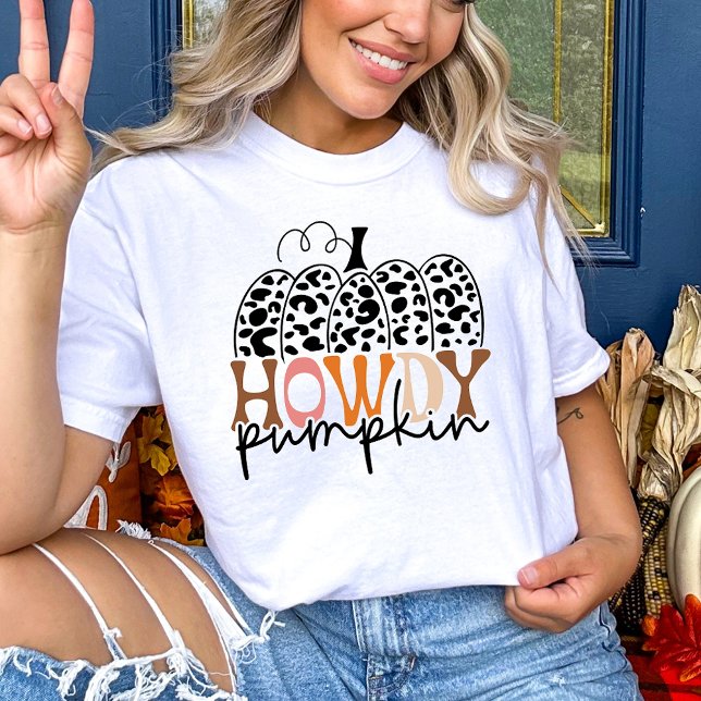 Howdy Pumpkin Fall T-Shirt (Creator Uploaded)