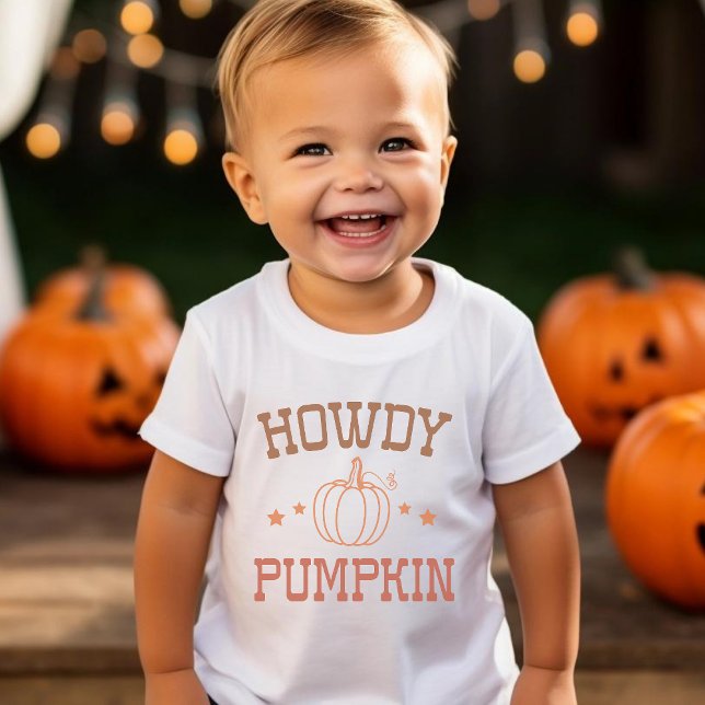 Howdy Pumpkin Toddler T-Shirt (Creator Uploaded)