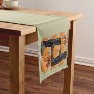 Howdy Pumpkin Western Fall Coquette Bow Cowgirl Short Table Runner
