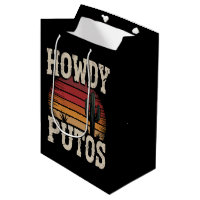 Howdy Putos Funny Cactus Retro Vintage