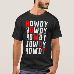Howdy Rodeo Western Retro Vintage Country Southern T-Shirt