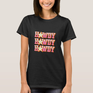 Howdy Rodeo Western Retro Vintage Country Southern T-Shirt
