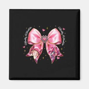 Howdy Valentine Coquette Bow Western Valentines Magnet