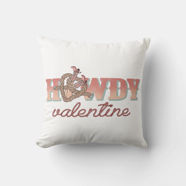 Howdy Valentine Cushion (Front)