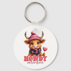 Howdy Valentine Key Ring