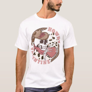 Howdy Valentine Skeleton T-Shirt