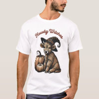 Howdy Witches Halloween Highland Cow