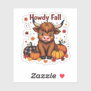 Howdy Y'all Fall Autumn Moo Cow Dairy Pumpkin