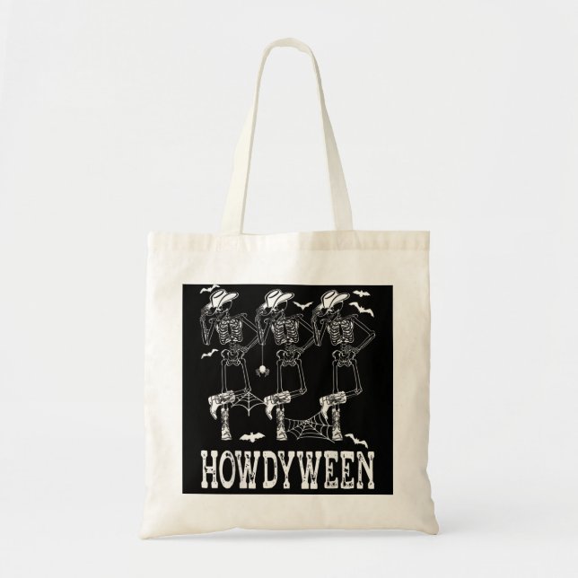 Howdy Y'all Rodeo Western Country Southern Cowgirl Tote Bag (Front)