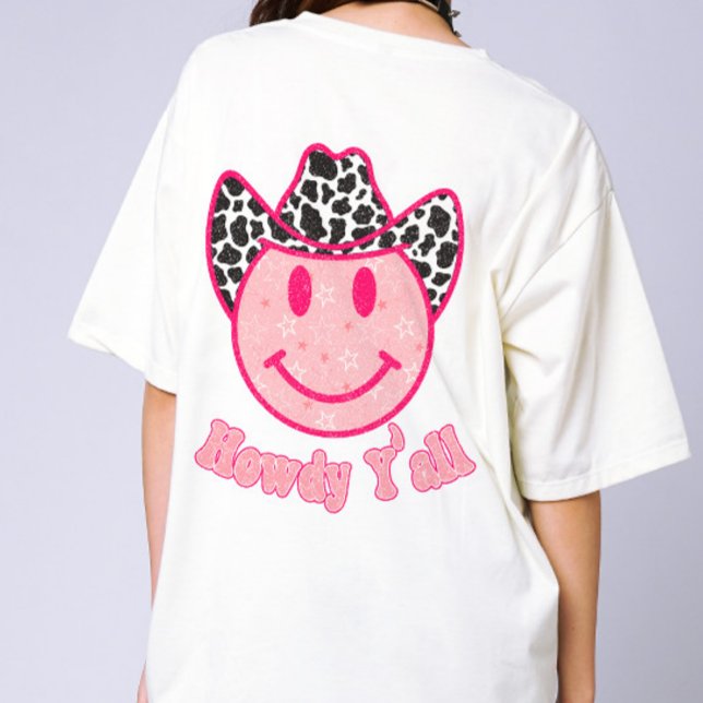 Howdy Y'all Western Cowgirl Bachelorette T-Shirt (Creator Uploaded)
