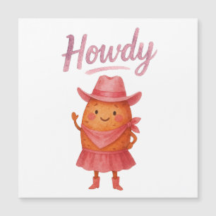 Howdy Yam Cowgirl