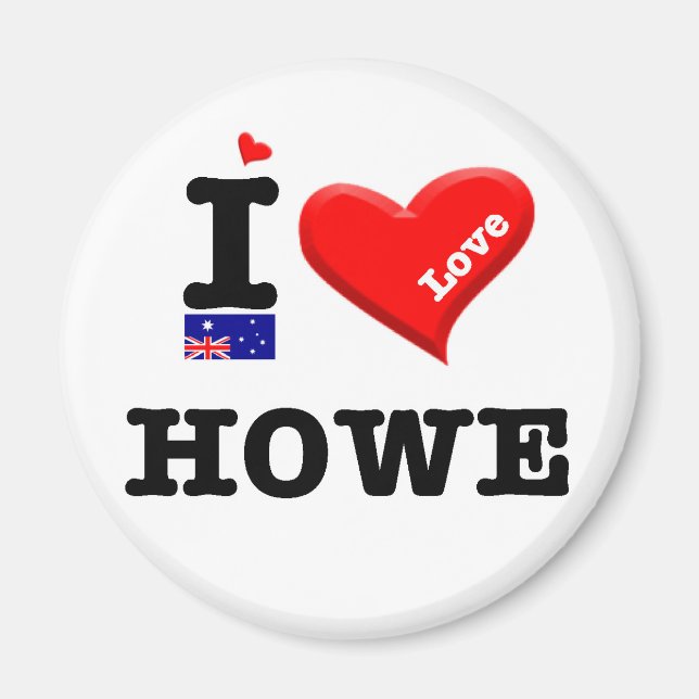 HOWE - I Love Magnet (Front)