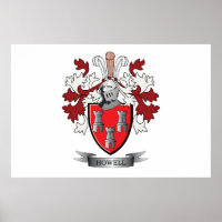 Howell Family Crest Coat of Arms