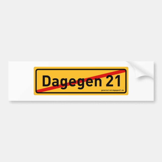 however21.de car stickers (Front)