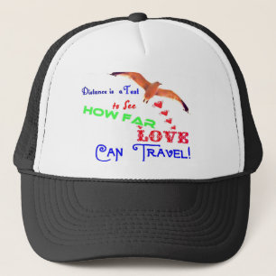 ♥HowFar Love Can Travel~?Яömǻñtî¢ Hat♥ Trucker Hat