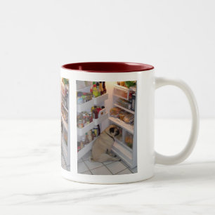 Howie Pee Pugpants Two-Tone Coffee Mug