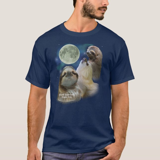Howl if you LOVE SLOTHS! T-Shirt (Front)