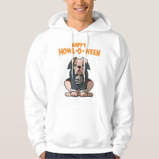 howl-o-ween english bulldog dog mum halloween cost hoodie