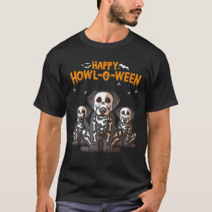 Howl-O-Ween Labrador Retriver Dog For Halloween T-Shirt