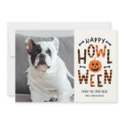 Howl-O-Ween Pet Halloween Photo Card