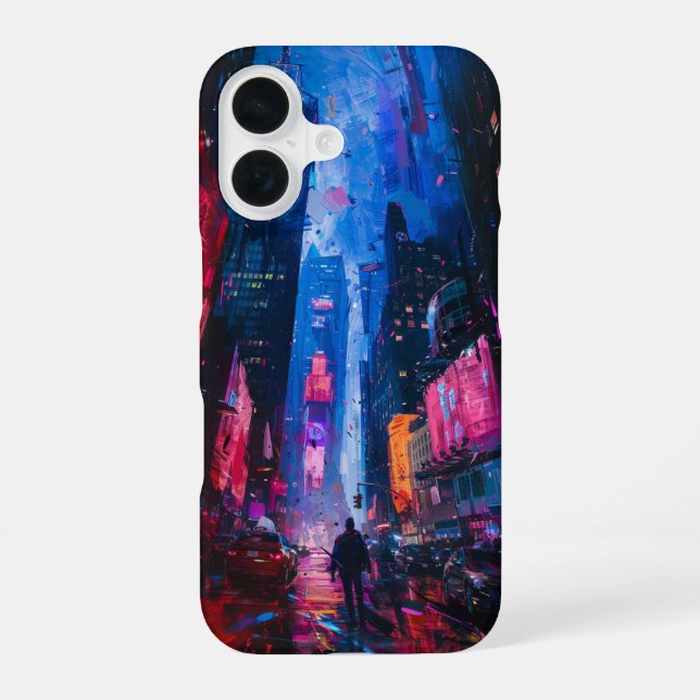 Howl of the City iPhone 16 Case (Back)