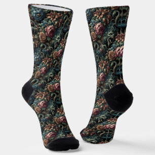 Howl of the Gilded Wild – Gothic Tapestry Socks