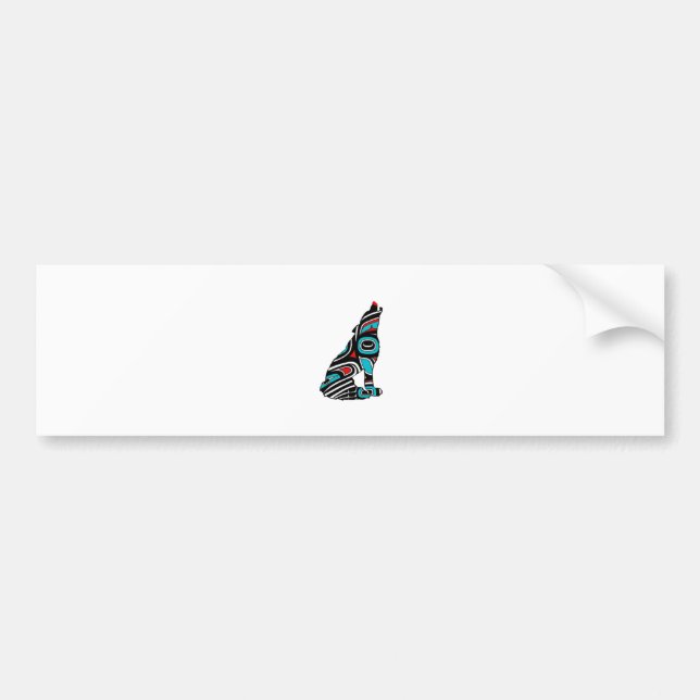 HOWL THE DEFENDER BUMPER STICKER (Front)