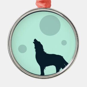 Howl to the Moon Metal Tree Decoration