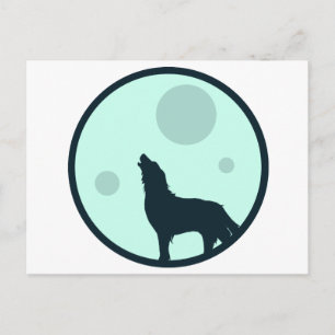 Howl to the Moon Postcard