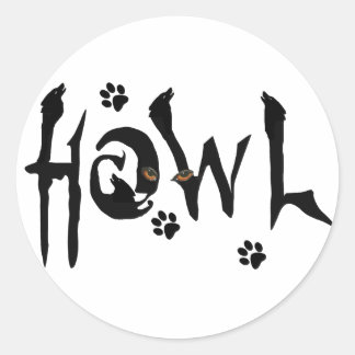 Howl Wolf Sticker