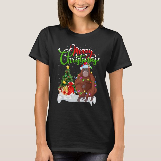 Howler Animal   Xmas Decorations Santa Howler Chri T-Shirt (Front)