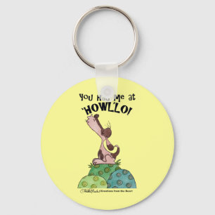 Howler Dog Key Ring
