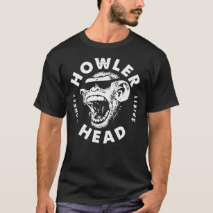 Howler Head Monkey Kentucky Bourbon Whiskey Vintag T-Shirt