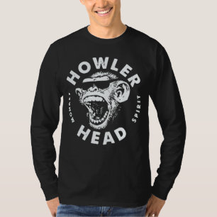 Howler Head Monkey Kentucky Bourbon Whiskey Vintag T-Shirt